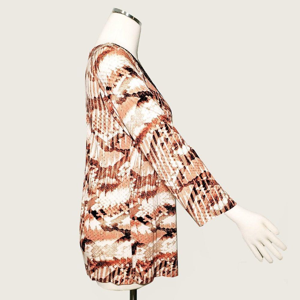 Dana Buchman Beaded Accent Top NWOT - Picture 6 of 8